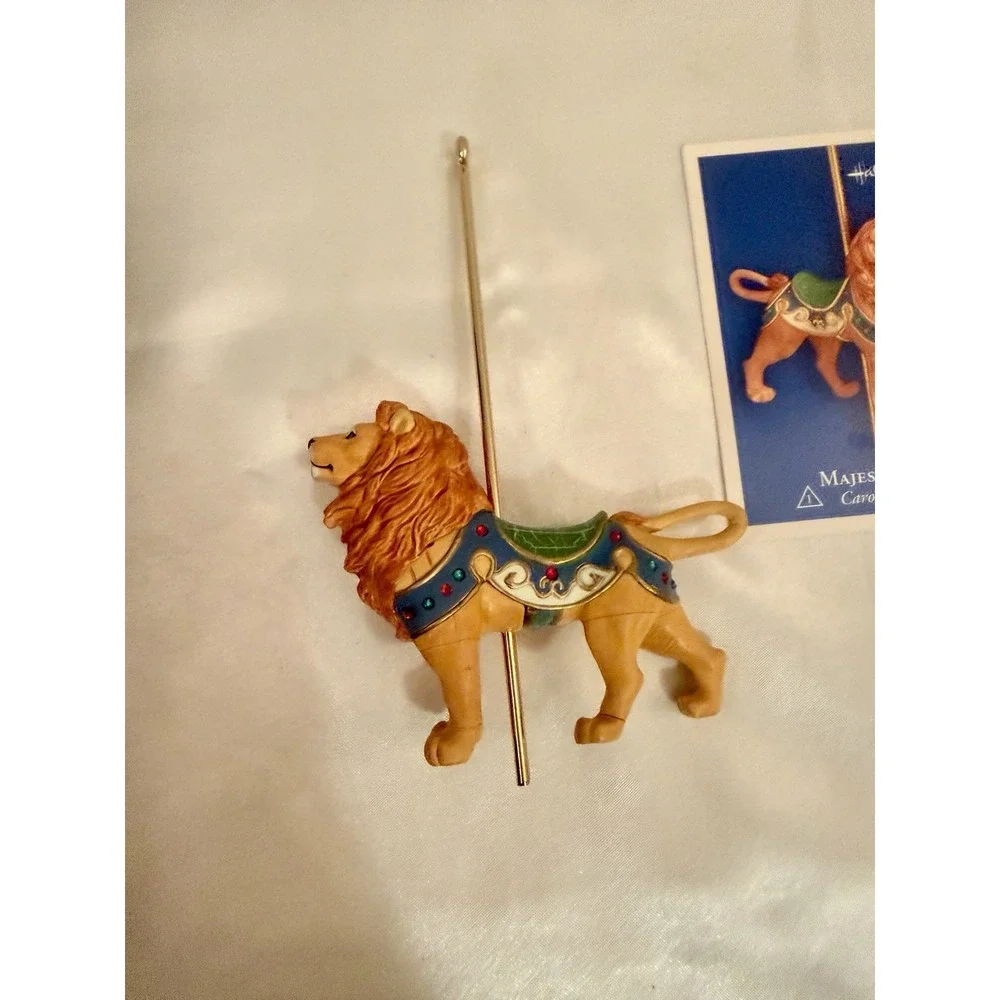 2004 Hallmark Keepsake Ornament‎ MAJESTIC LION Carousel Ride #1 in Series NIB